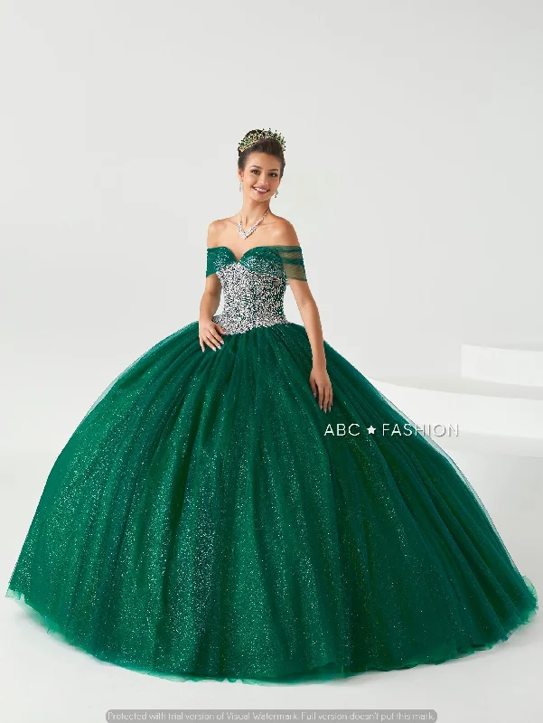 Price Drop Off Shoulder Quinceanera Dress by Fiesta Gowns 56431