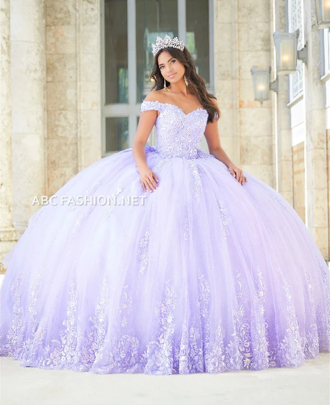 Loyalty Reward Off Shoulder Quinceanera Dress by House of Wu 26026