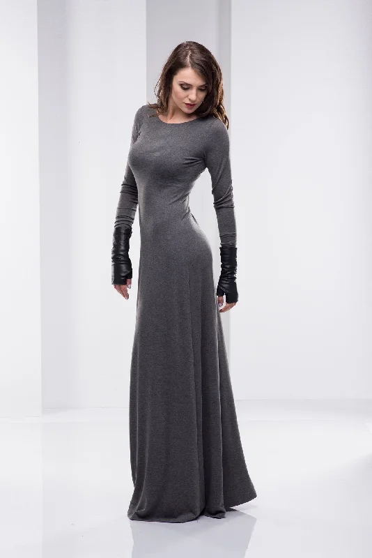 Special Savings Minimalist Full Sleeve Maxi Dress