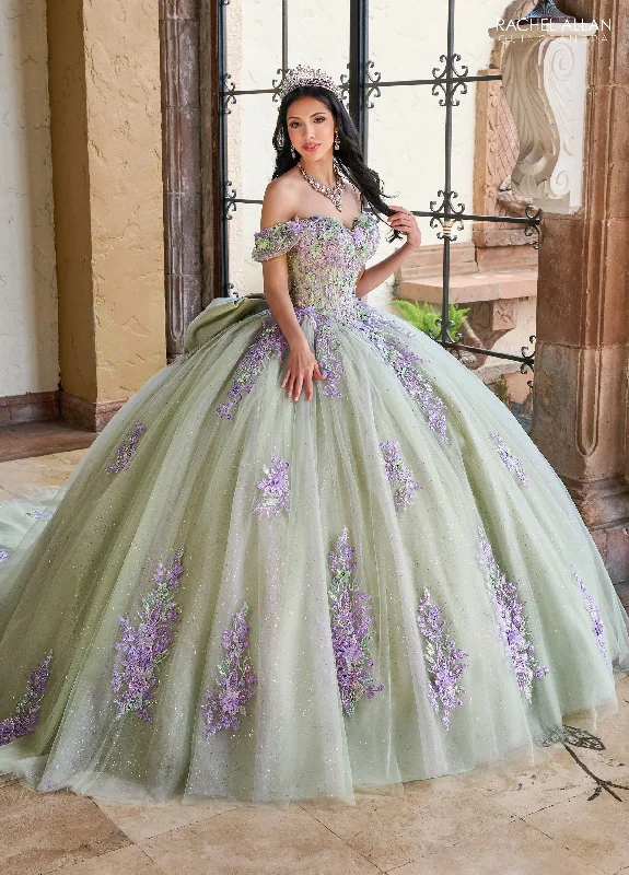 Deal Alert Off Shoulder Quinceanera Dress by Rachel Allan RQ1153