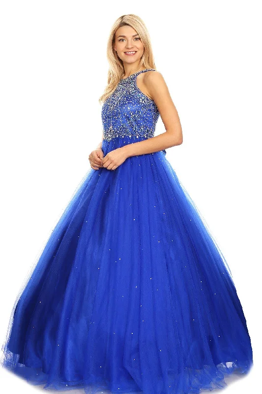 Special Offer Beaded Sleeveless Ball Gown by Cinderella Couture 5027