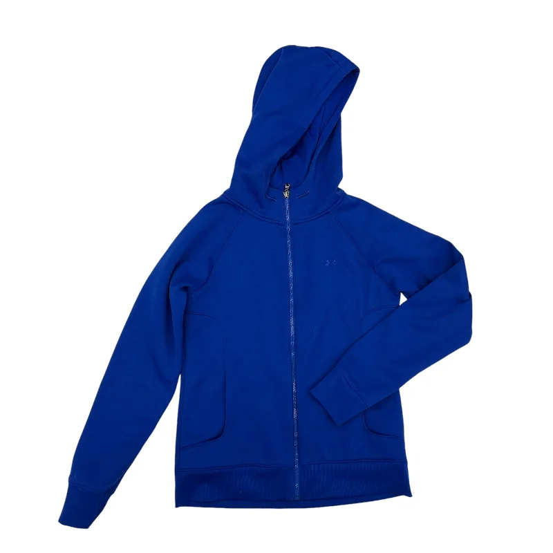 Sale Event Athletic Jacket By Under Armour In Blue, Size:M