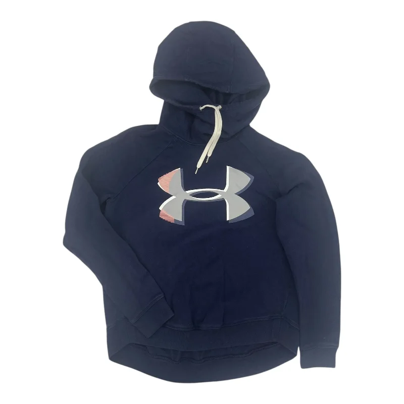 Don't Miss Athletic Sweatshirt Hoodie By Under Armour In Navy, Size:M