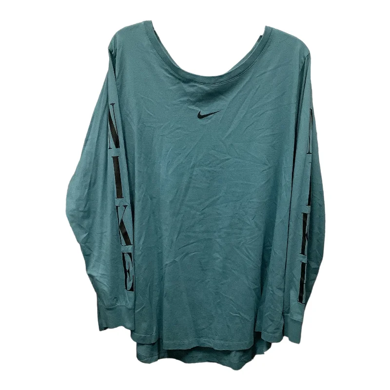 Instant Savings Athletic Top Long Sleeve Crewneck By Nike Apparel  Size: 3x
