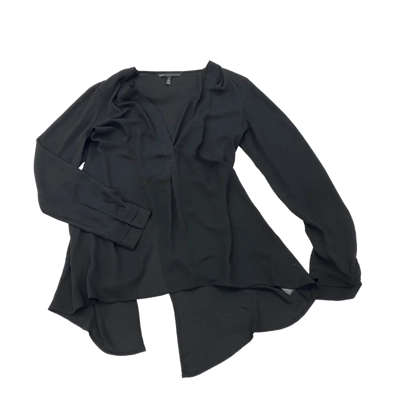 Price Blitz BLACK BLOUSE LS by WHITE HOUSE BLACK MARKET Size:S