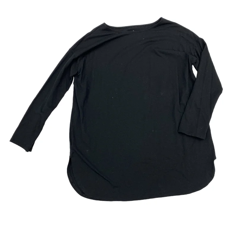 Sneak Peek Sale BLACK TUNIC LS by J. JILL Size:L