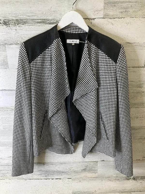 Deal Frenzy Blazer By Calvin Klein In Black & White, Size: M