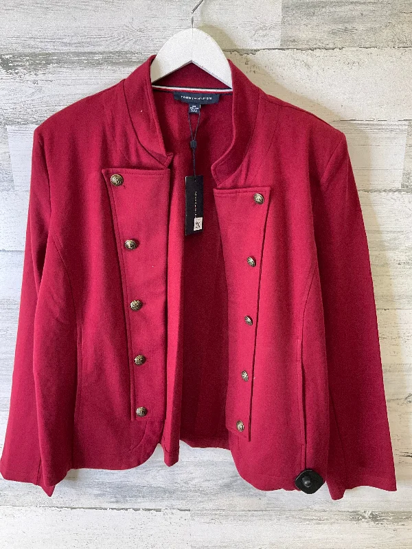 Early Bird Discount Blazer By Tommy Hilfiger In Red, Size: Xxl