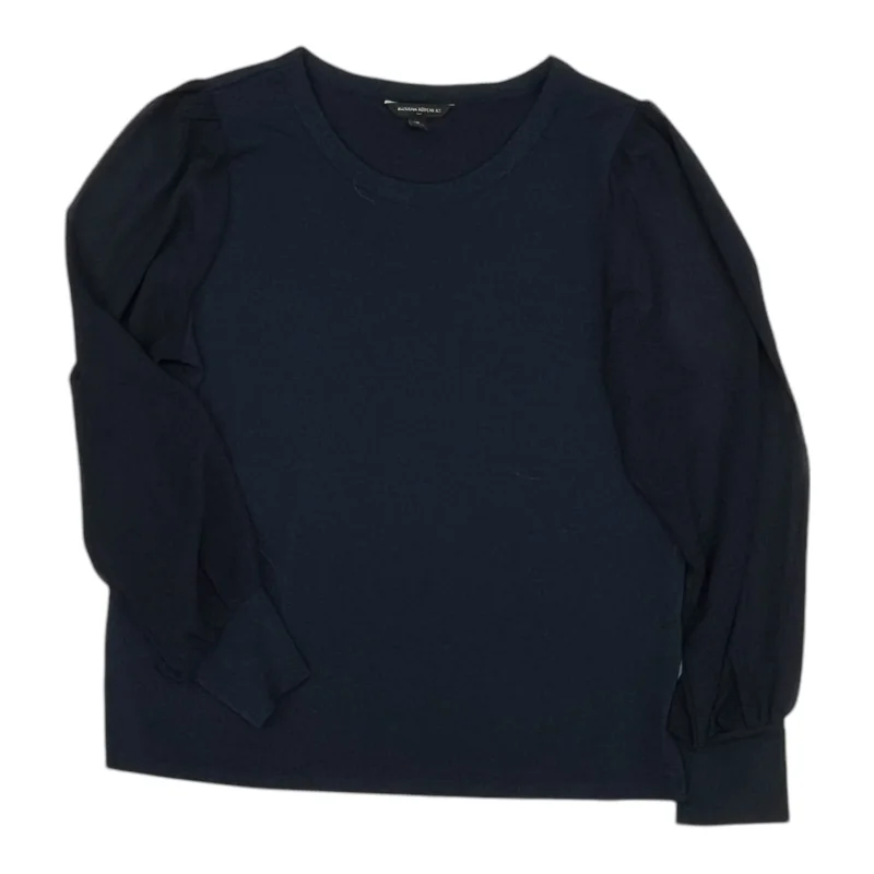 Deal Zone Blouse Ls By Banana Republic In Navy, Size:M