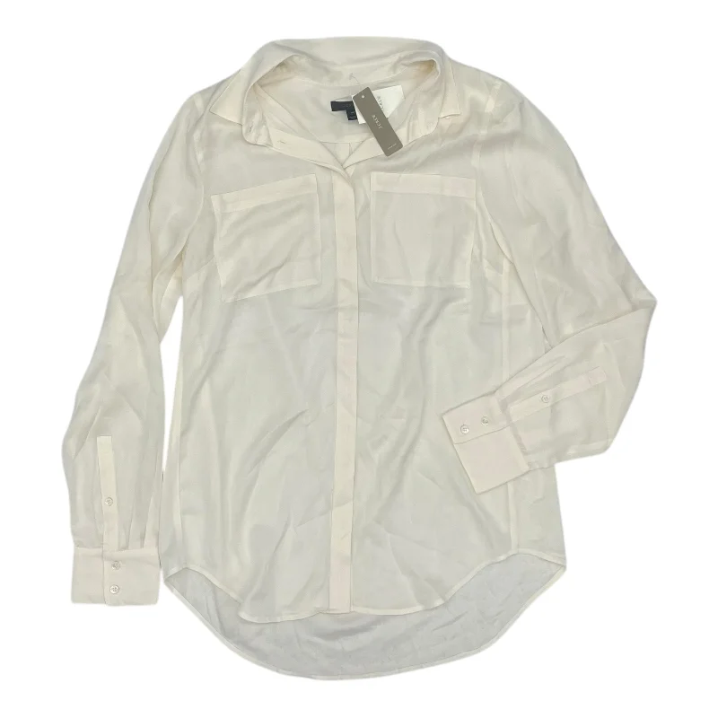 Deal Explosion Blouse Ls By J. Crew In Cream, Size:10