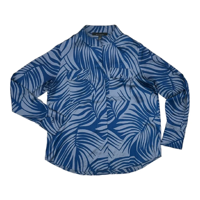 Reduced Prices BLUE BLOUSE LS by WHITE HOUSE BLACK MARKET Size:M