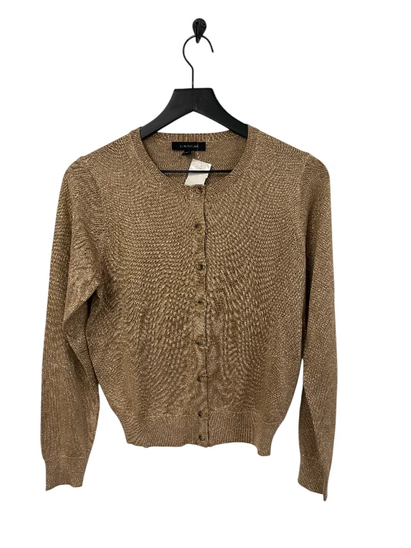 Quick Sale Cardigan By Ann Taylor In Gold, Size: S