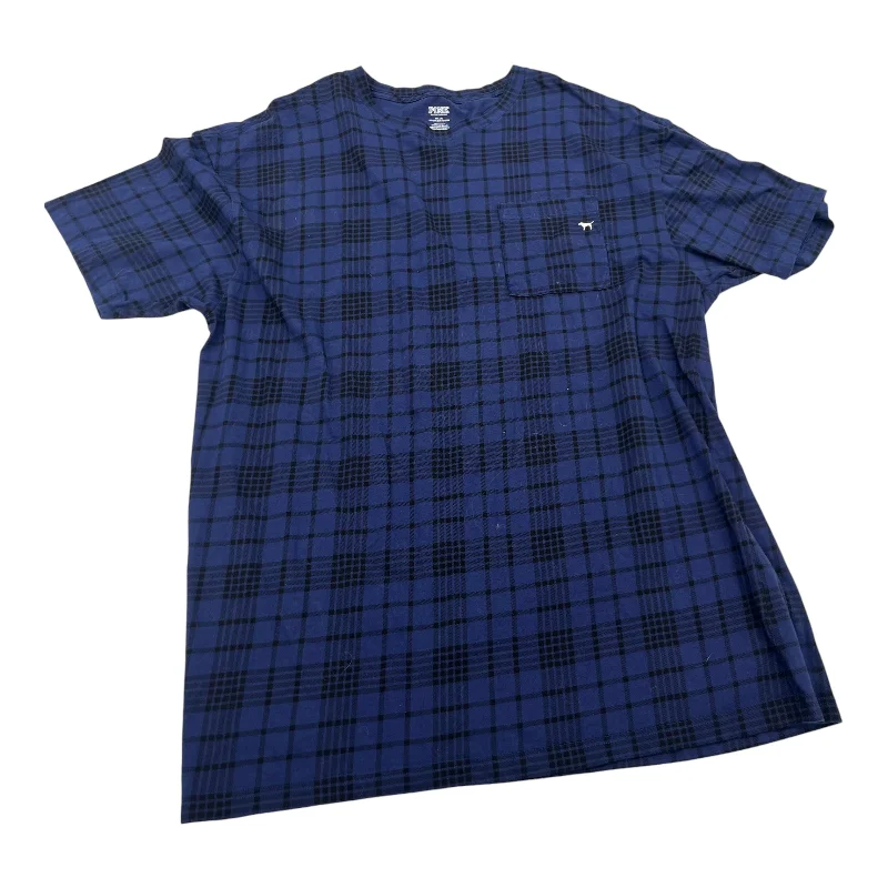 Price Reduction Nightshirt By Pink In Black & Blue, Size:L