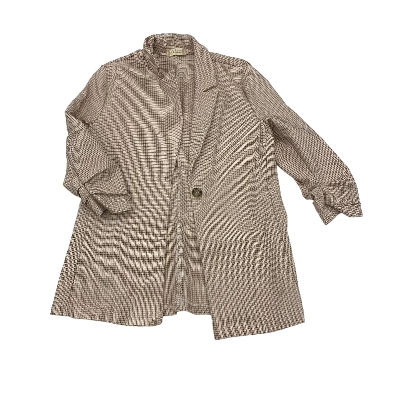 Super Bargain PINK & TAN BLAZER by ALTARD STATE Size:S