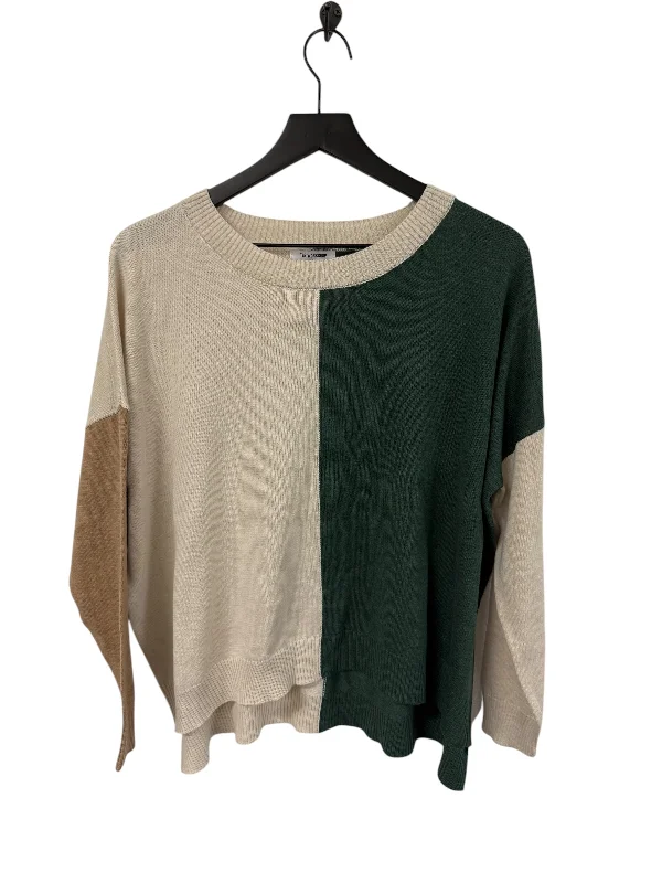 Sweater By Cmc In Cream & Green, Size: S