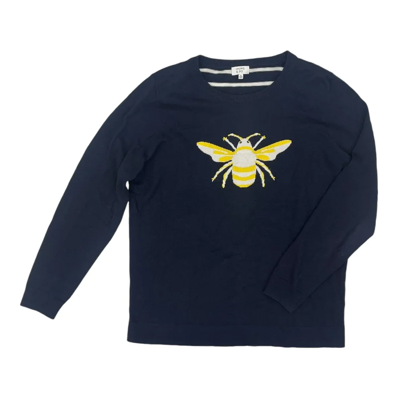 Daily Deals Sweater By Crown And Ivy In Blue, Size:Xl
