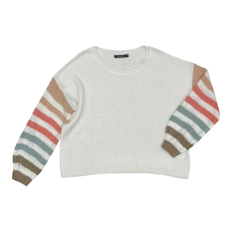 Sweater By Doe & Rae In White, Size:L