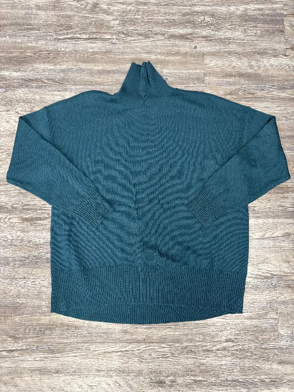 Sweater By Nordstrom In Teal, Size: Xl