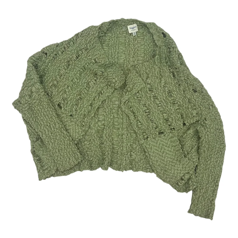 Sweater Cardigan By Hayden La In Green, Size:S