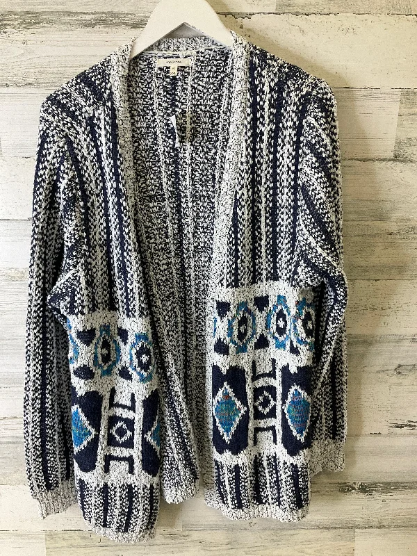 Weekend Deal Sweater Cardigan By Maurices In Blue, Size: Xxl