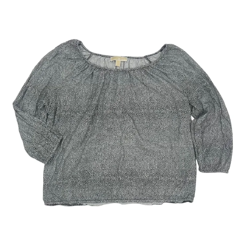The Best Prices TOP 3/4 SLEEVE DESIGNER by MICHAEL KORS In BLACK & WHITE, Size: XL