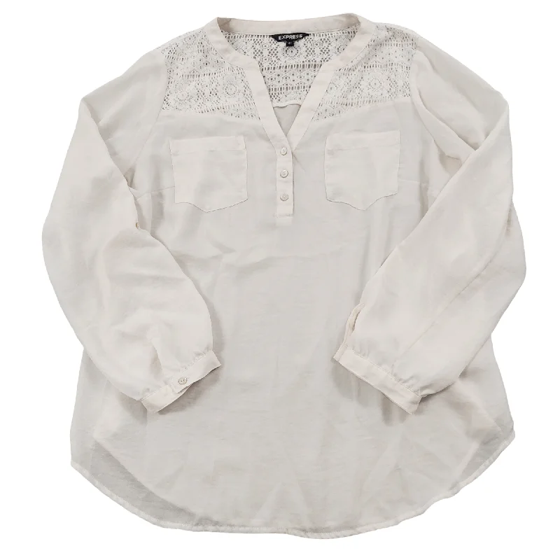 Inventory Reduction Top Long Sleeve By Express  Size: L