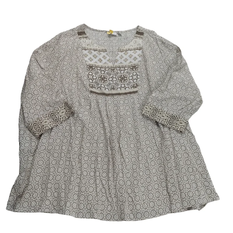 Super Savings Top Long Sleeve By Kim Rogers  Size: 3x