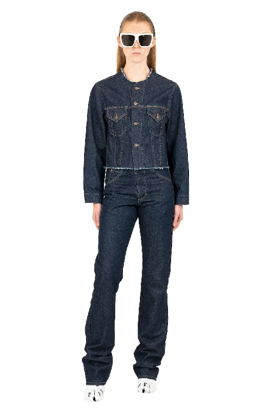 Maison Margiela Deconstructed Indigo Work Jacket