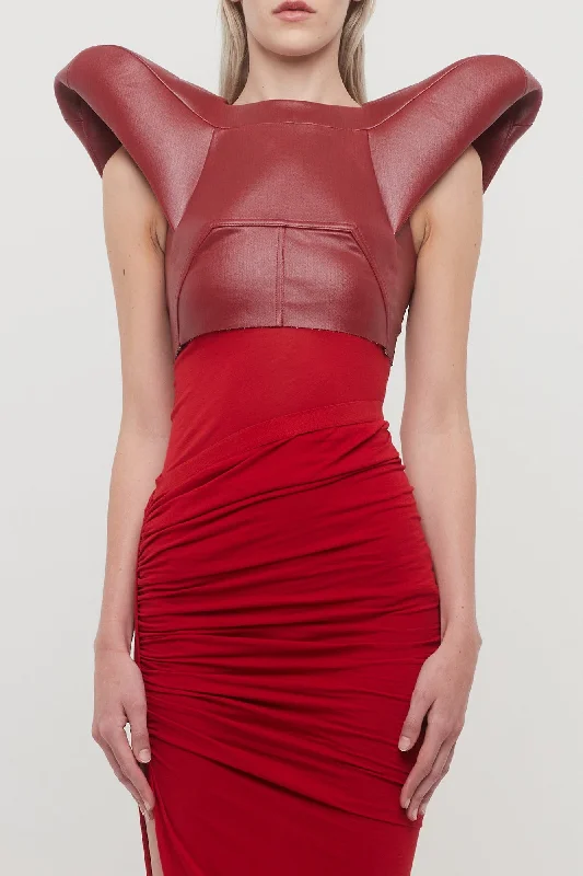 Rick Owens Kunst Top in Cardinal Red